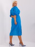 Sukienka LK-SK-509350.25 niebieski 46
