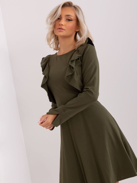 Sukienka EM-SK-HW-20-395.34P khaki M