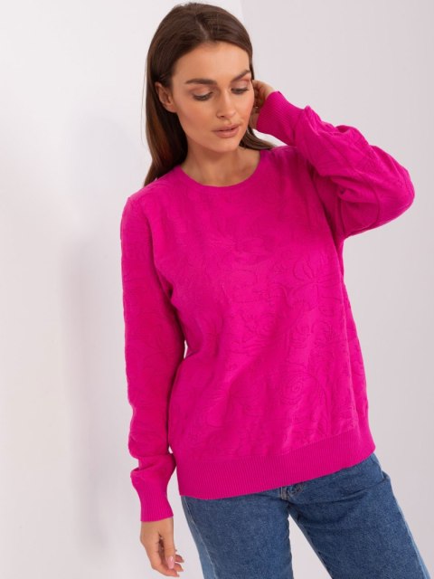 Sweter AT-SW-2231A.00P fuksjowy