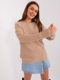 Sweter AT-SW-2338.14P beżowy