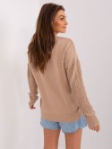 Sweter AT-SW-2338.14P beżowy