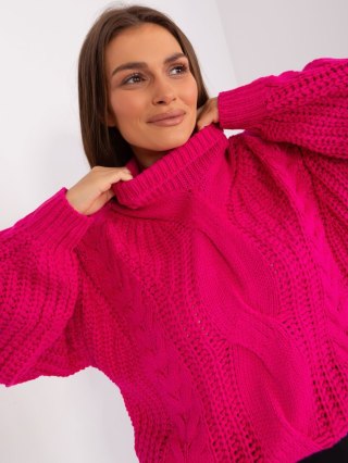 Sweter AT-SW-2350.91P fuksjowy