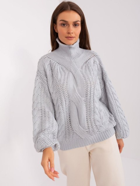 Sweter AT-SW-2350.91P szary