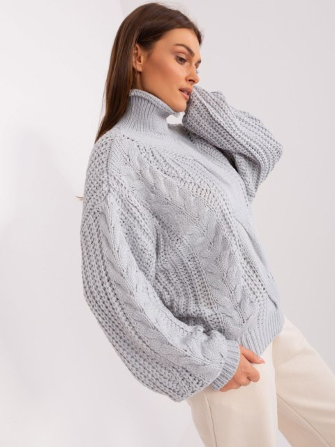 Sweter AT-SW-2350.91P szary