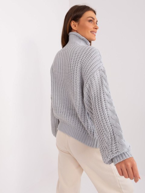 Sweter AT-SW-2350.91P szary