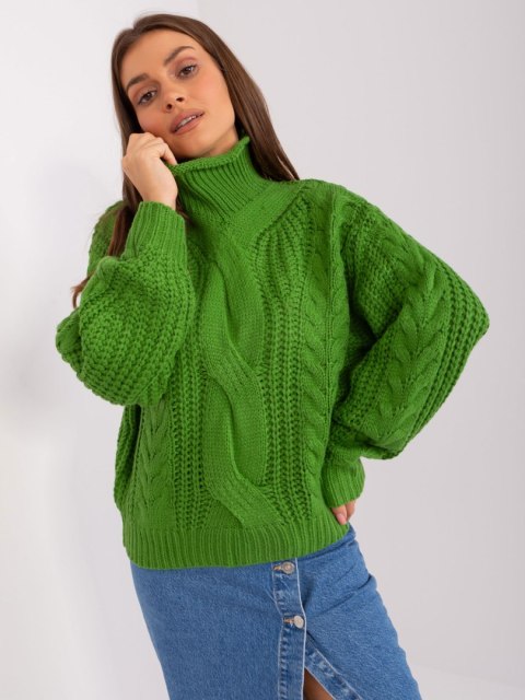 Sweter AT-SW-2350.91P zielony