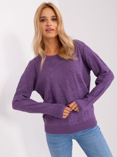 Sweter AT-SW-2231A.00P fioletowy