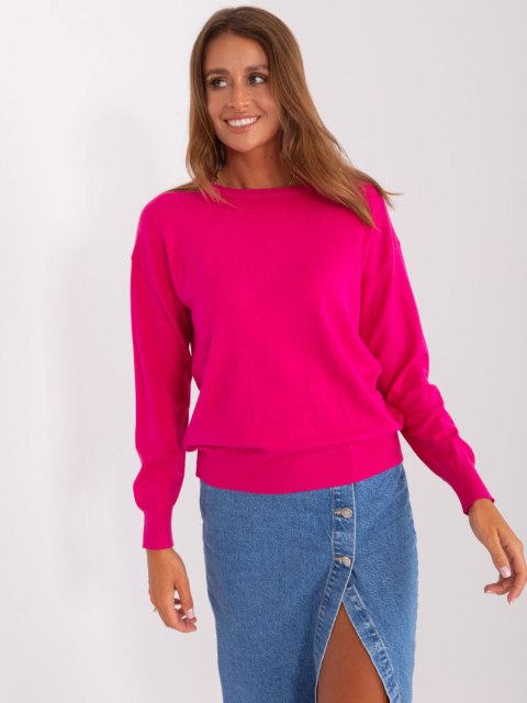 Sweter AT-SW-2325.95P fuksjowy