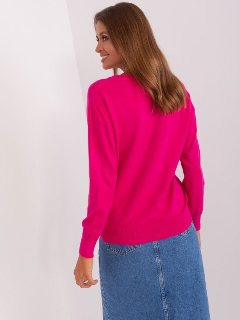 Sweter AT-SW-2325.95P fuksjowy