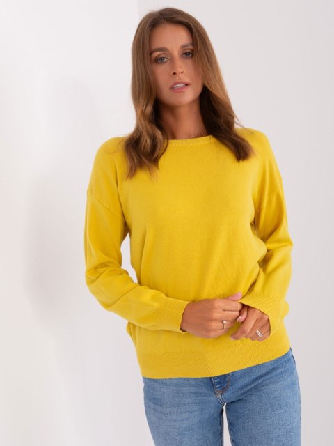 Sweter AT-SW-2325.95P żółty