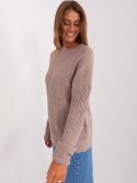 Sweter AT-SW-2338.14P ciemny bezowy