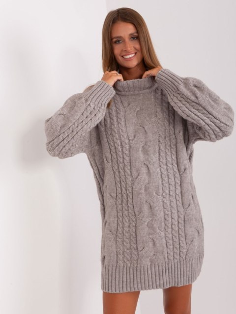 Sweter AT-SW-2367-1.35P szary