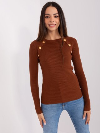 Sweter PM-SW-PM9750.08P ciemny brązowy S/M