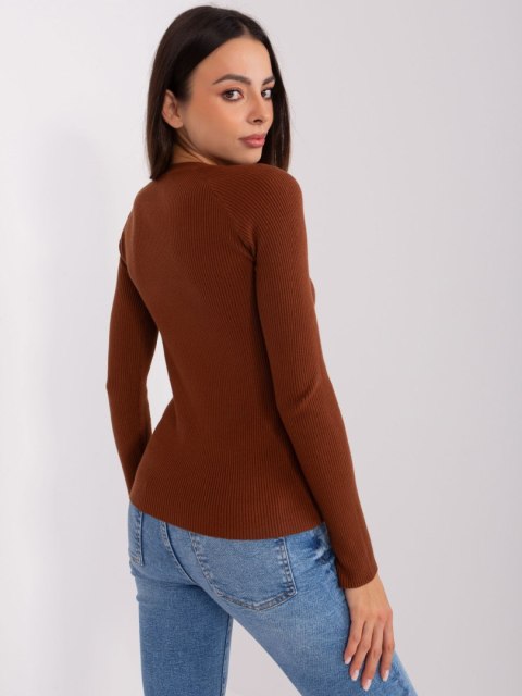 Sweter PM-SW-PM9750.08P ciemny brązowy S/M