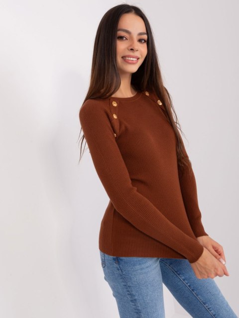 Sweter PM-SW-PM9750.08P ciemny brązowy S/M