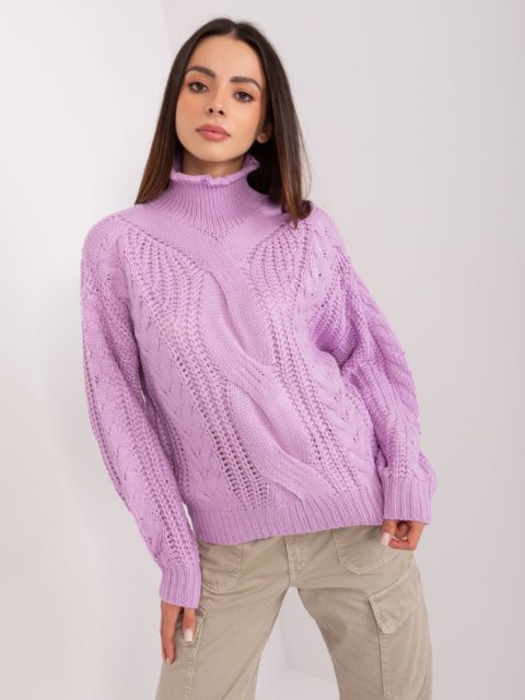 Sweter AT-SW-2350.91P jasny fioletowy