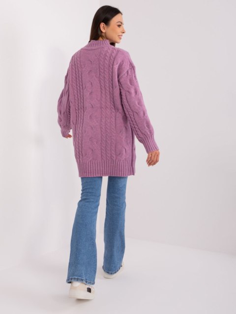 Sweter AT-SW-2367-1.35P fioletowy