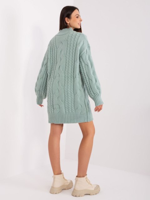 Sweter AT-SW-2367-1.35P mietowy