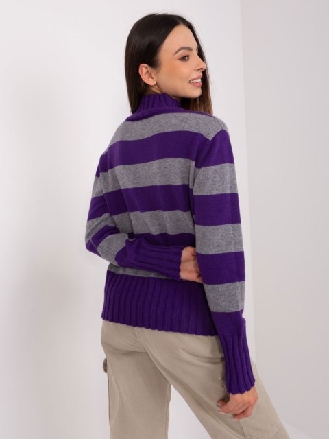 Sweter PM-SW-JK7453.06 fioletowy