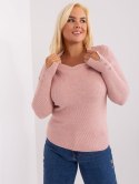 Sweter PM-SW-PM-3770.30 jasny różowy L/XL