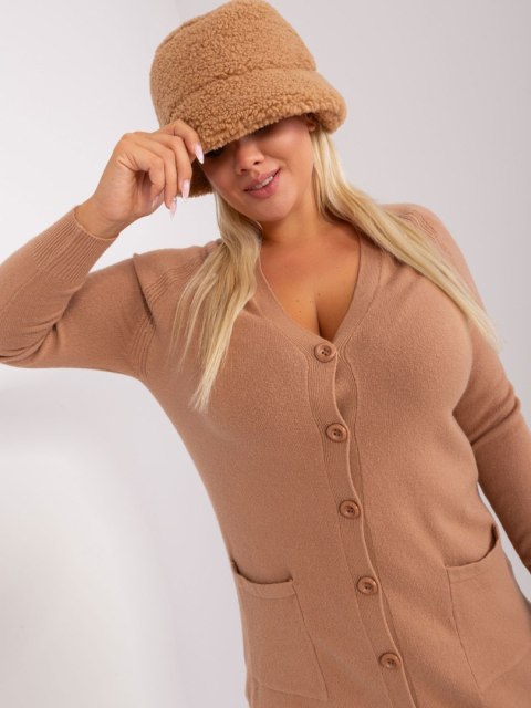 Sweter PM-SW-PM731.34P camelowy XXL/XXXL