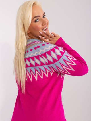 Sweter PM-SW-PM852.26 fuksjowy XL/XXL