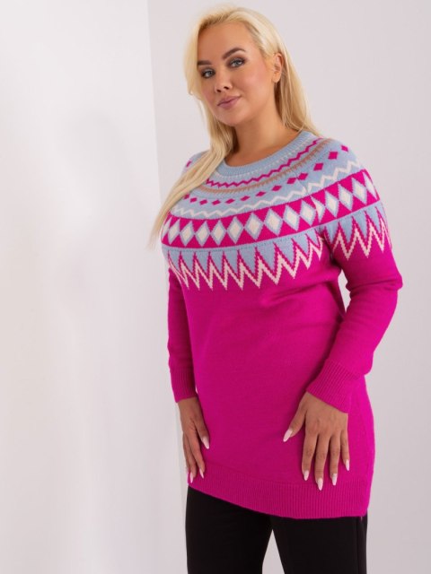 Sweter PM-SW-PM852.26 fuksjowy XL/XXL