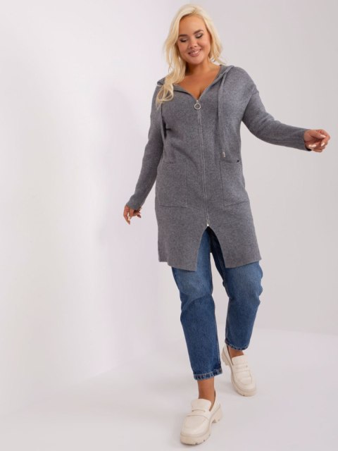 Sweter PM-SW-PM-3733.17 ciemny szary XXL/XXXL