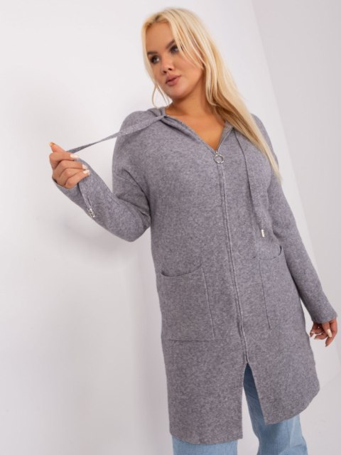 Sweter PM-SW-PM-3733.17 szary XL/XXL