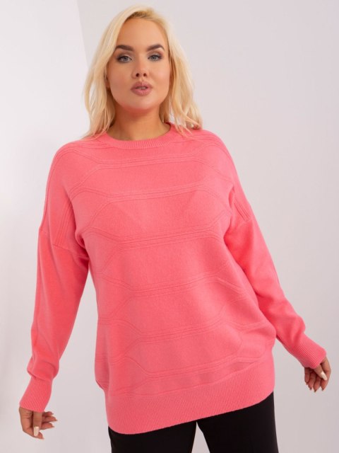 Sweter PM-SW-PM-3762.03P koralowy XL/XXL