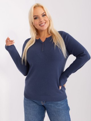 Sweter PM-SW-PM-3897.06P granatowy XL/XXL