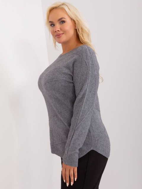 Sweter PM-SW-PM-3905.13 ciemny szary XXL/XXXL