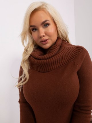 Sweter PM-SW-PM724.26P ciemny brązowy M/L