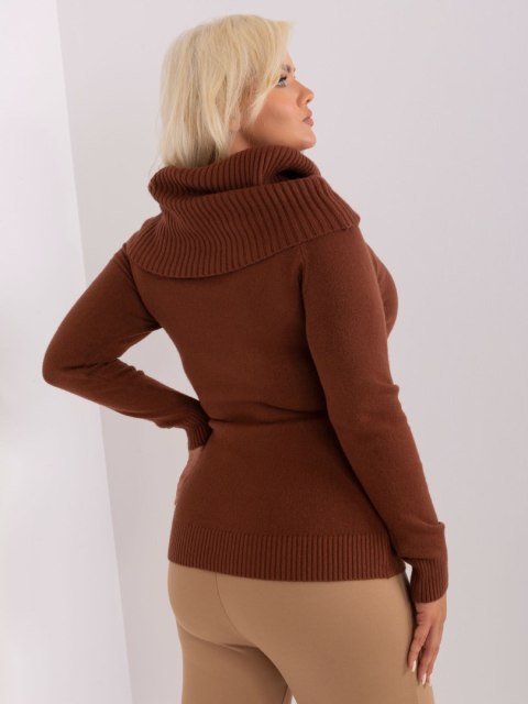 Sweter PM-SW-PM724.26P ciemny brązowy M/L