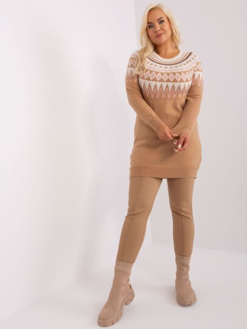 Sweter PM-SW-PM852.26 camelowy XL/XXL