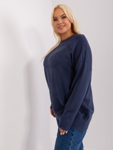 Sweter PM-SW-PM-3762.03P granatowy XL/XXL