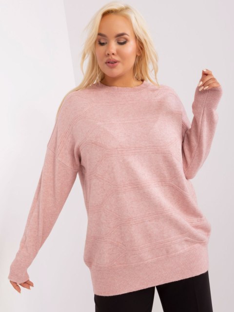 Sweter PM-SW-PM-3762.03P jasny różowy XL/XXL