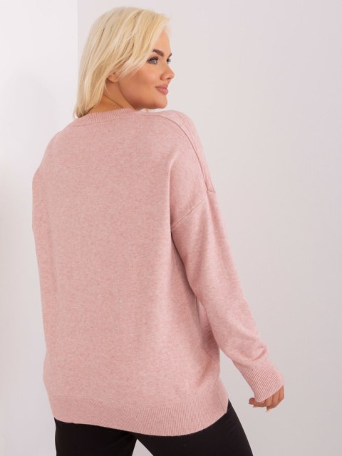 Sweter PM-SW-PM-3762.03P jasny różowy XXL/XXXL