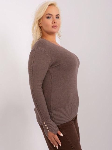 Sweter PM-SW-PM-3817.07 brązowy XL/XXL