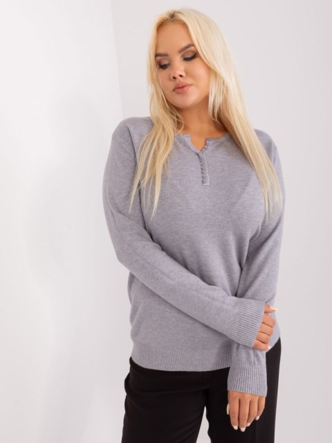 Sweter PM-SW-PM-3897.06P szary L/XL