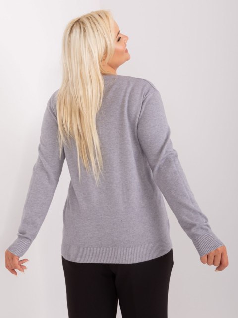 Sweter PM-SW-PM-3897.06P szary XL/XXL