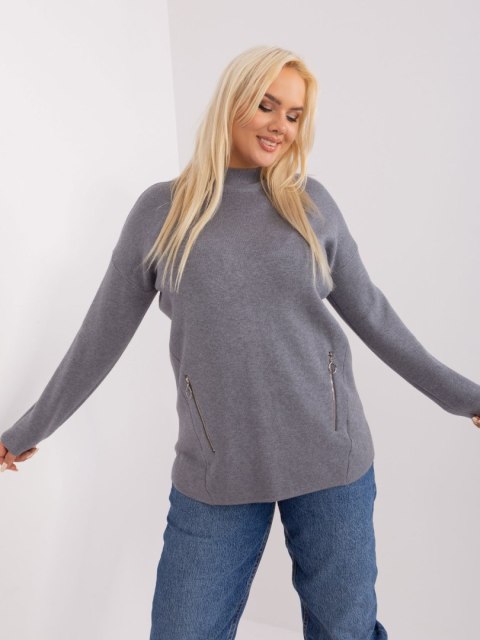 Sweter PM-SW-PM717.20 ciemny szary XXL/XXXL