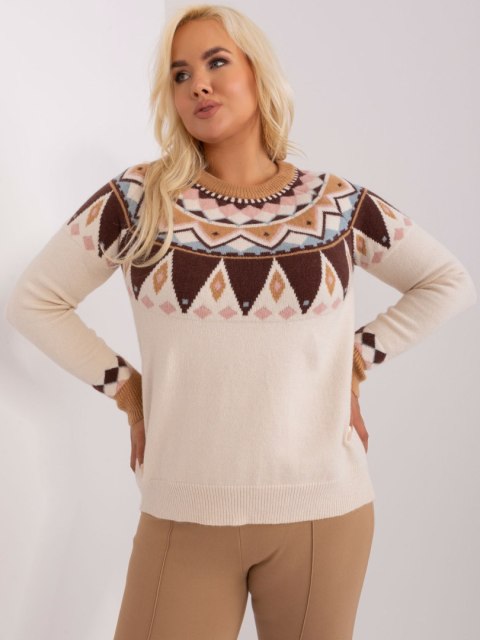 Sweter PM-SW-PM837.31X jasny beżowy XL/XXL