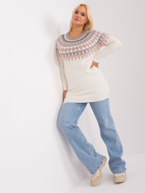 Sweter PM-SW-PM852.26 ecru XL/XXL