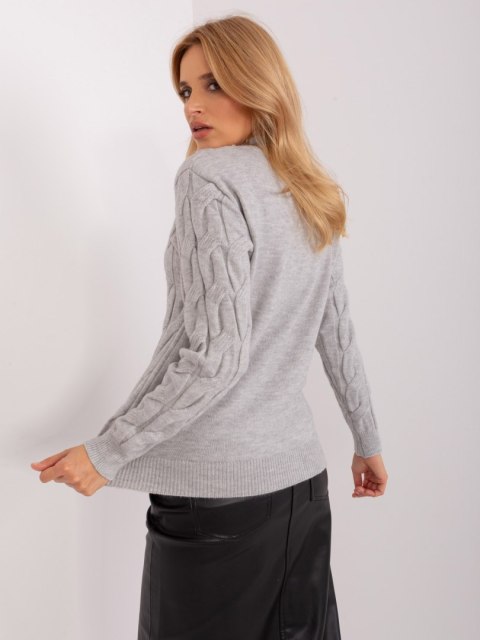 Sweter AT-SW-2235.00P szary