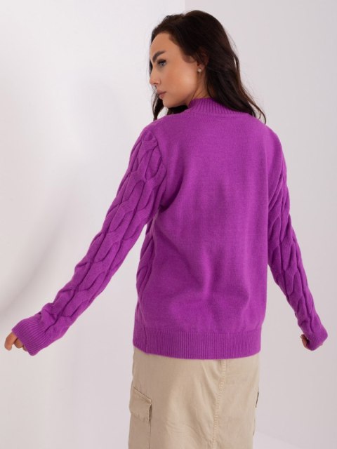 Sweter AT-SW-2235.00P fioletowy