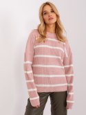 Sweter BA-SW-8025.38P ciemny różowy