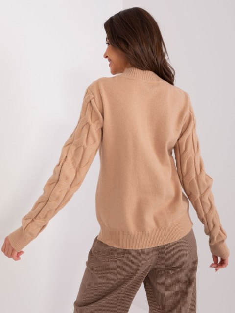 Sweter AT-SW-2235.00P camelowy