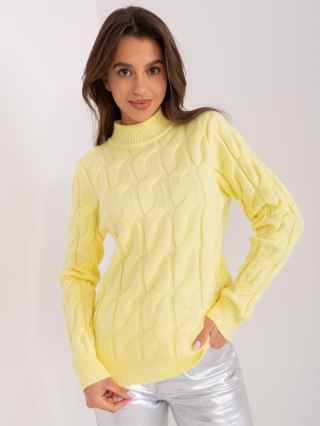 Sweter AT-SW-2235.00P jasny żółty