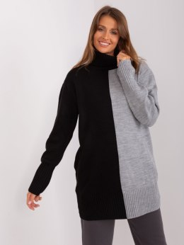 Sweter BA-SW-0234.65P szaro-czarny